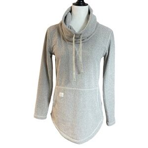 Deso Hand Crafted Cowl Neck Fleece Pullover